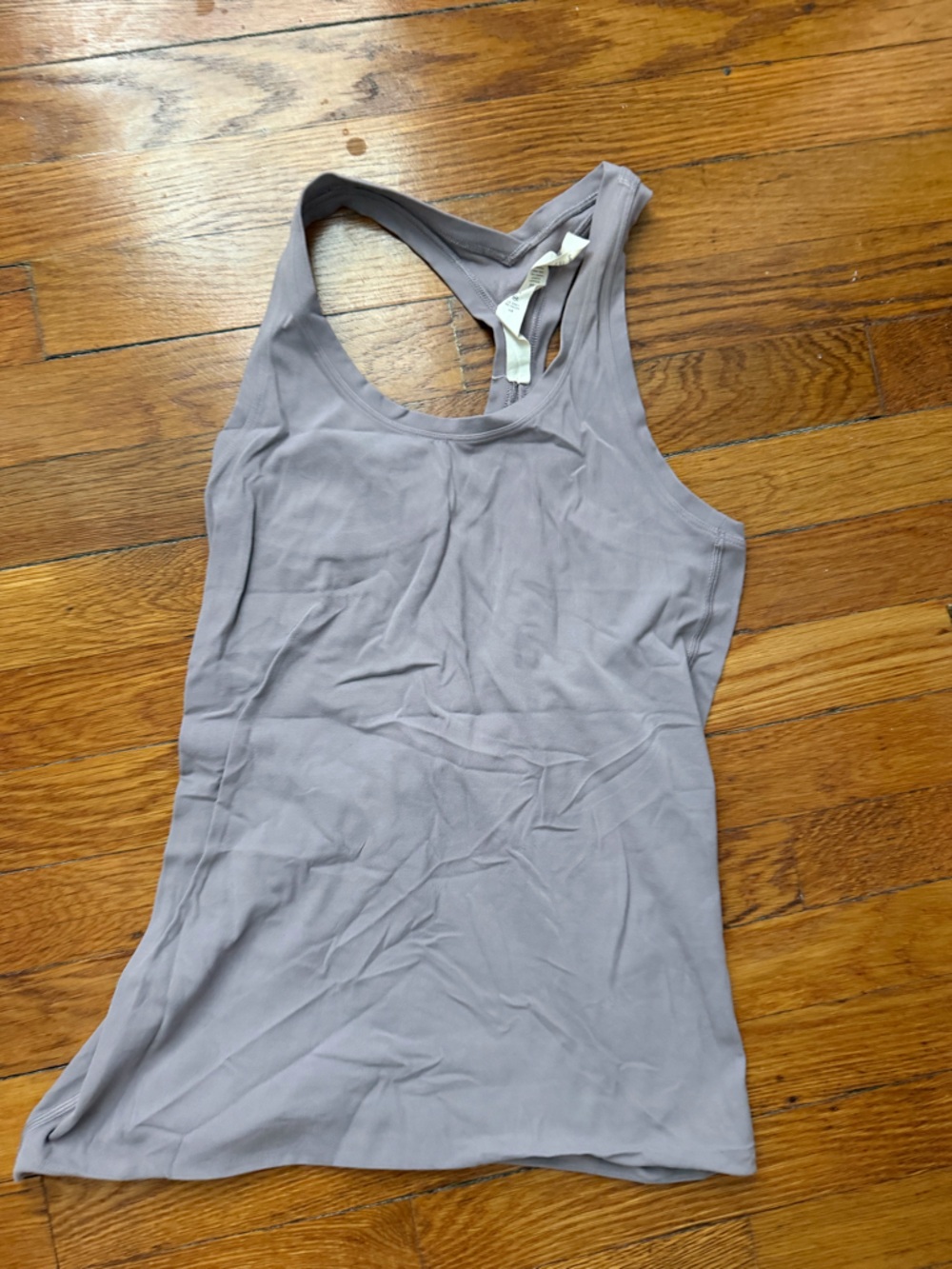 lululemon athletica Lavender Gray Racerback Tank Top